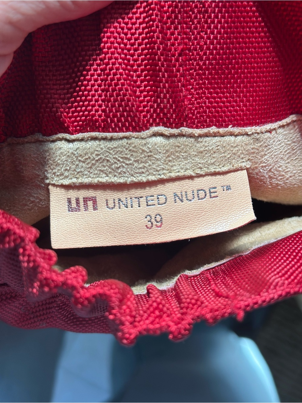 NWOT RARE United Nude Red Puffy Boots - Picture 7 of 7